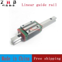 NEW linear guide rail HGR15 1000mm long with 2pcs linear block carriage HGH15CA hgh15 CNC parts